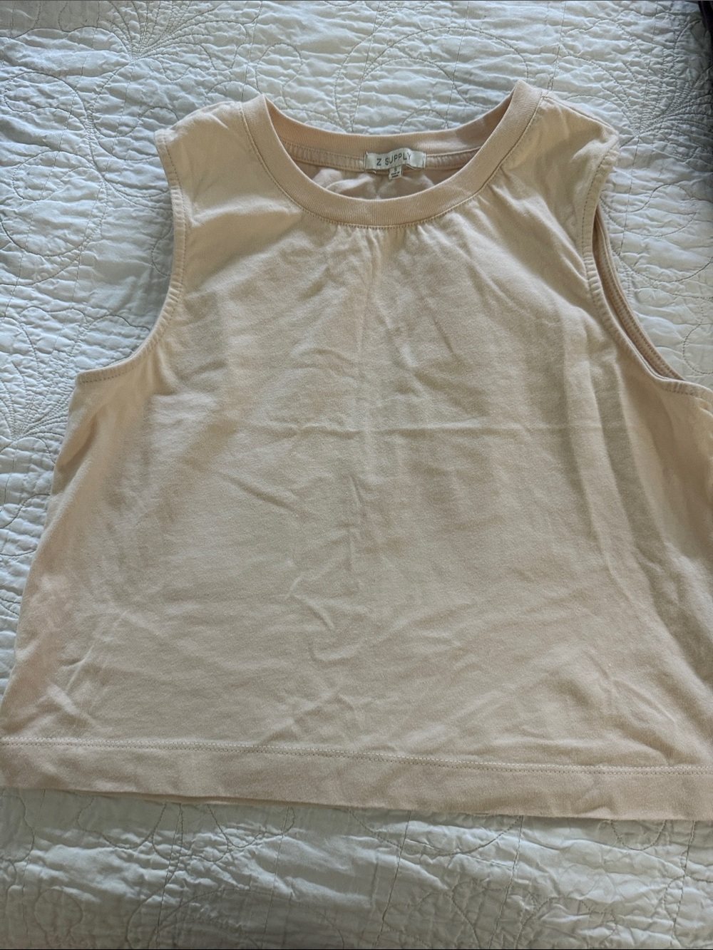 Z Supply Sleeveless Tank Top - Blush Pink